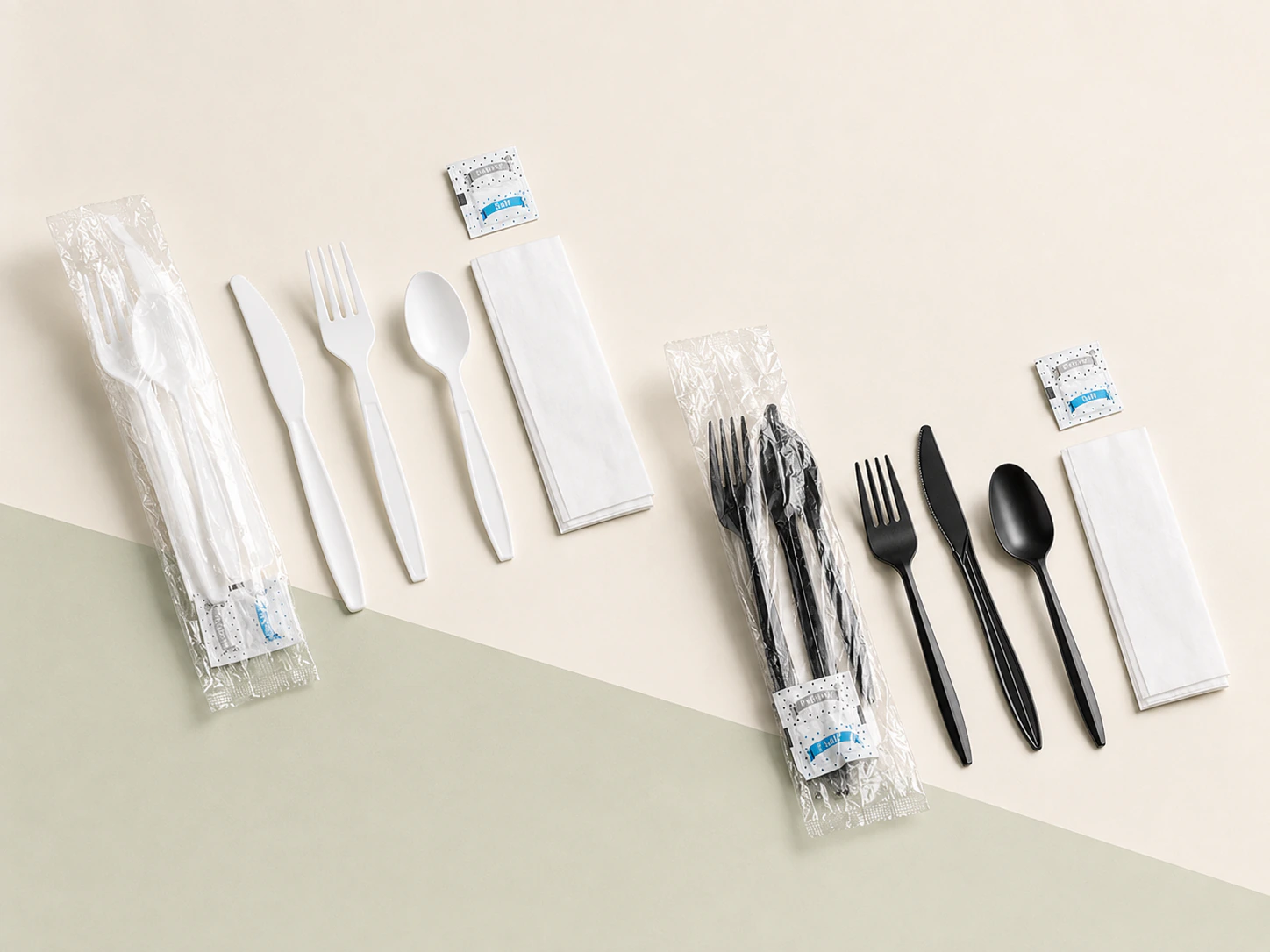 Cutlery & meal kits range illustration
