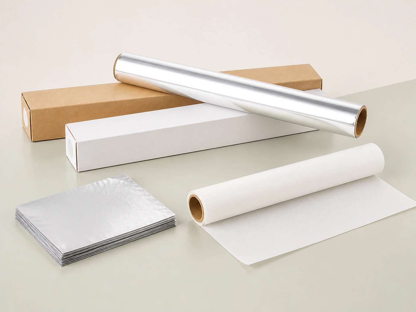 Foil, wraps & baking range illustration
