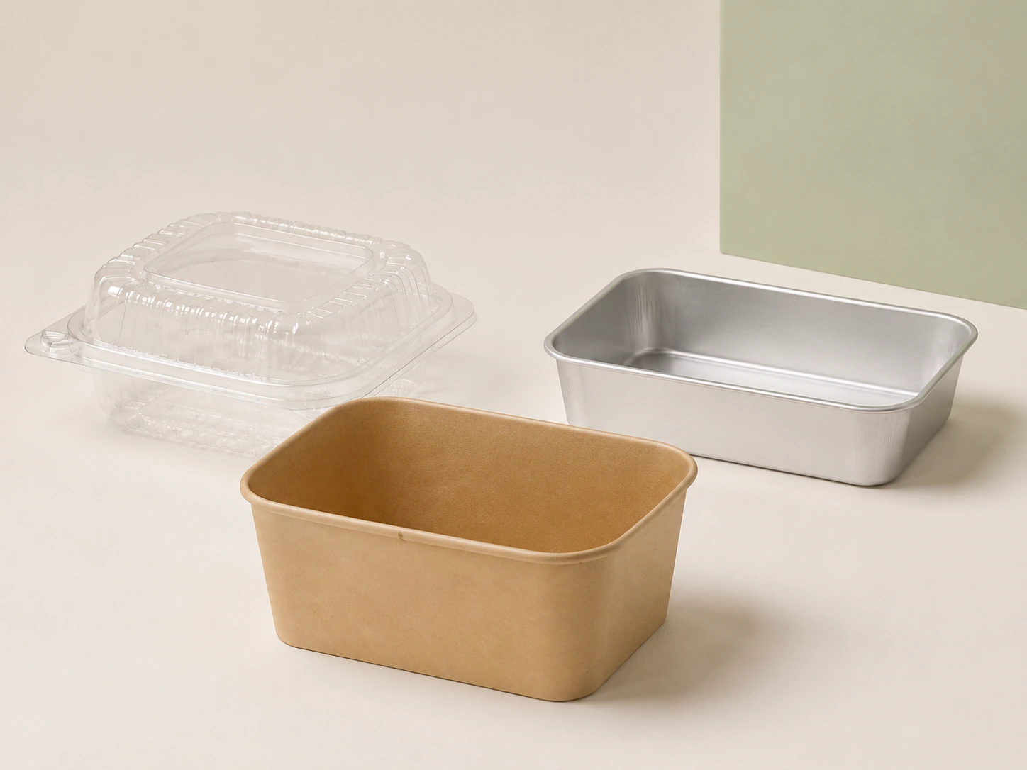 Takeaway containers range illustration